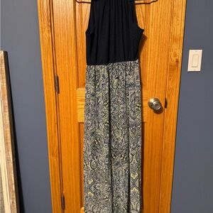 Maurices Blue Maxi Dress Flowing Design